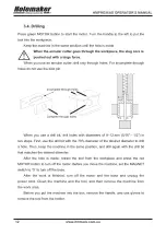 Предварительный просмотр 12 страницы Itm HOLEMAKER HMPRO36AD Operator'S Manual