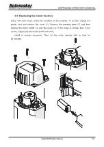 Предварительный просмотр 13 страницы Itm HOLEMAKER HMPRO36AD Operator'S Manual