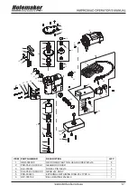 Предварительный просмотр 17 страницы Itm HOLEMAKER HMPRO36AD Operator'S Manual