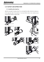 Предварительный просмотр 9 страницы Itm HOLEMAKER HMSPECIAL 110 Operator'S Manual