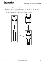 Предварительный просмотр 13 страницы Itm HOLEMAKER HMSPECIAL 110 Operator'S Manual