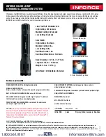 Предварительный просмотр 1 страницы Itm INFORCE COLOR LE/MP Manual