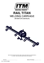 Itm RAIL TITAN Operator'S Manual предпросмотр