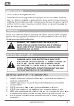 Предварительный просмотр 3 страницы Itm TD1316F Operator'S Manual