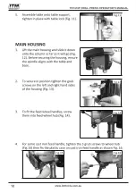 Предварительный просмотр 10 страницы Itm TD1316F Operator'S Manual