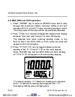 Предварительный просмотр 10 страницы Itm TES-1316 Instruction Manual