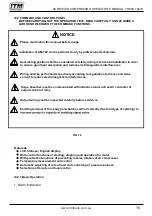 Предварительный просмотр 15 страницы Itm TM356-10270 Operator'S Manual