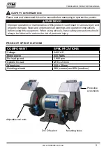 Preview for 3 page of Itm TM400-200 Operator'S Manual