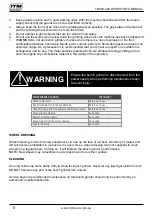 Preview for 8 page of Itm TM400-200 Operator'S Manual