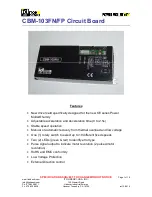 Preview for 1 page of ITOH DENKI CBM-103FN Manual