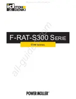 ITOH DENKI F-RAT-S300 Series User Manual предпросмотр