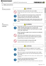 Preview for 10 page of ITOH DENKI POWER MOLLER PLUS F-RAT-NX75 Manual