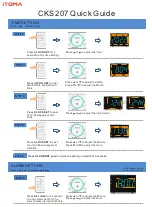 iToma CKS207 Quick Manual предпросмотр