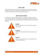 Preview for 3 page of iTOOLco WCT1000 User Manual