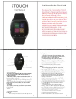 iTOUCH 3160 User Manual preview