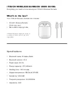 Preview for 2 page of iTOUCH Wireless Earbuds User Manual