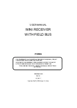 Preview for 3 page of Itowa Mini RX User Manual