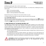 Preview for 15 page of Itowa TUNNER SETS User Manual