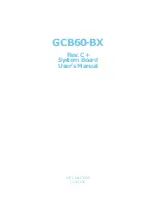 ITOX GCB60-BX User Manual preview