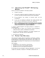 Preview for 8 page of ITR POLAR HD Installation And Operating Manual