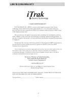 Preview for 8 page of iTrak BT111GB Instruction Manual