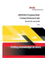 Предварительный просмотр 2 страницы ITRON CENTRON CP1S Technical Reference Manual