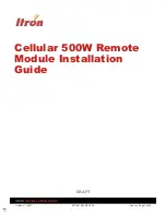 ITRON ECW-1700-002 Installation Manual preview