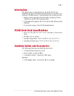 Preview for 5 page of ITRON FC200 Desk Dock User Manual