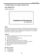 Preview for 1 page of ITRON iSPE12-50 Operating Instructions Manual