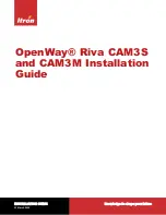 ITRON OpenWay Riva CAM3 Series Installation Manual preview