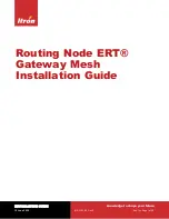 ITRON Routing Node ERT Installation Manual предпросмотр