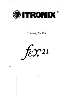 Itronix FEX21 User Training Manual preview