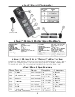 Предварительный просмотр 2 страницы ITS Telecom Exact Micro 8 Instruction Manual