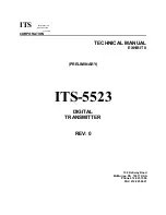 ITS Telecom ITS-5523 Technical Manual preview