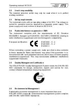 Предварительный просмотр 5 страницы ITS Telecom VK 30.03 Operating Manual