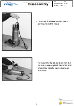 Предварительный просмотр 4 страницы ITT Industries FLYGT DX 35-5 Disassembly And Assembly Instructions