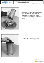 Предварительный просмотр 9 страницы ITT Industries FLYGT DX 35-5 Disassembly And Assembly Instructions