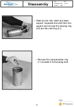 Предварительный просмотр 11 страницы ITT Industries FLYGT DX 35-5 Disassembly And Assembly Instructions