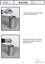Предварительный просмотр 16 страницы ITT Industries FLYGT DX 35-5 Disassembly And Assembly Instructions
