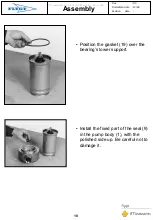 Предварительный просмотр 18 страницы ITT Industries FLYGT DX 35-5 Disassembly And Assembly Instructions