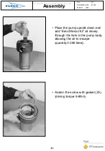 Предварительный просмотр 21 страницы ITT Industries FLYGT DX 35-5 Disassembly And Assembly Instructions