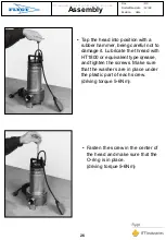 Предварительный просмотр 26 страницы ITT Industries FLYGT DX 35-5 Disassembly And Assembly Instructions