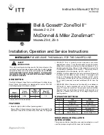 Предварительный просмотр 1 страницы ITT Bell & Gossett ZoneTrol II Z-2 Installation, Operation And Service Instructions