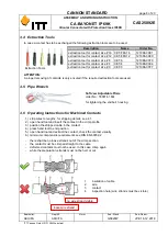 Предварительный просмотр 8 страницы ITT CA-BAYONET Assembly And Wiring Instructions