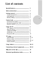 Предварительный просмотр 2 страницы ITT CTV 21-50ST User Manual