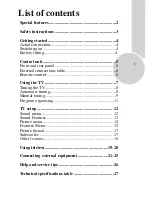 Preview for 2 page of ITT CTV 29-100-1 ST Operating Instructions Manual