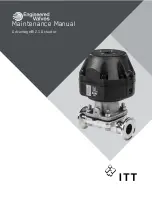 Предварительный просмотр 1 страницы ITT Engineered Valves Advantage 2.1 Maintenance Manual