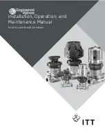 ITT Engineered Valves BioviZion Installation, Operation And Maintenance Manual предпросмотр