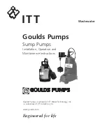 Предварительный просмотр 5 страницы ITT Goulds Pump SP02 Manual