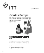 Предварительный просмотр 12 страницы ITT Goulds Pump SP02 Manual